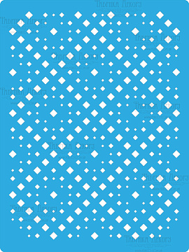 Stencil for crafts 15x20cm "Mosaic" #146