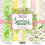 Doppelseitiges Scrapbooking-Papier-Set Frühlingsblüte, 30.5 cm x 30.5cm, 10 Blätter