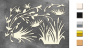 Chipboard embellishments set, Reeds  #666
