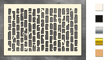 Chipboard embellishments set, "Bricks 1" #010