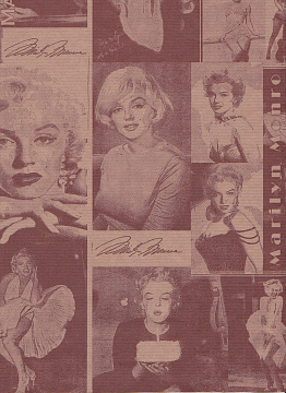 Arkusz kraft papieru z wzorem "Monroe"