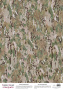 Деко веллум (лист кальки с рисунком) Grunge Military style, А3 (29,7см х 42см)