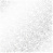 лист односторонней бумаги с серебряным тиснением, дизайн silver poinsettia white, 30,5см х 30,5см