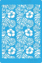 Stencil for crafts 15x20cm "Tropics background-1" #224