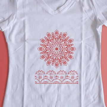 Stencil for crafts 15x20cm "Delicate lace 2" #185 - 2