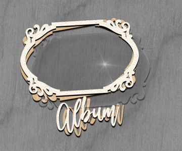 Mega shaker dimension set, 15cm x 15cm, Figured frame Ova - 2