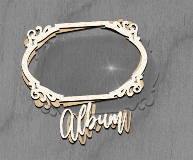 Заготовка мега шейкера Фигурная рамка Овал color_Light_milk - 2 Заготовка мега шейкера Фигурная рамка Овал color_Light_milk - 2