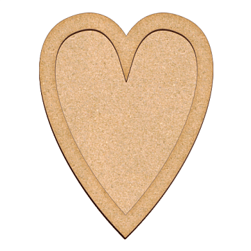 Art board Heart, 23cm х 30cm