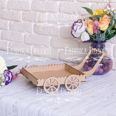 подставка для кэнди-бара "тележка" #091 фабрика декору - 2