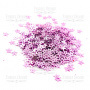 Sequins Stars, purple metallic, #116 - 0