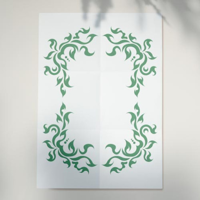 трафарет многоразовый 15x20см ажурная фоторамка 2 #122 фабрика декору - 2 трафарет многоразовый 15x20см ажурная фоторамка 2 #122 фабрика декору - 2