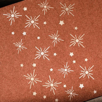 Stencil for crafts 15x20cm "Snowflakes 2" #067 - 2