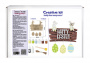Творческий набор для раскрашивания, табличка-подвес "Happy easter" с веселыми зайчатами и пасхальным декором, #017