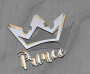 Mega shaker dimension set, 15cm x 15cm, Figured frame Prince's Crown - 1