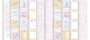 Double-sided scrapbooking paper set My little mousy girl 12"x12", 10 sheets - 12