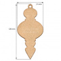 Blank for decoration New year tree toy 3, #434 - 0