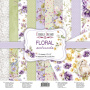 Double-sided scrapbooking paper set Floral Sentiments 12” x 12" (30.5cm x 30.5cm), 10 sheets