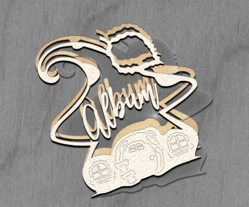 Mega shaker dimension set, 15cm x 15cm, Figured frame - Mushroom-House - 2