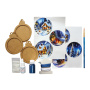 DIY wooden set “Fairytale Christmas” for making 3 Christmas tree decorations, #051 - 0