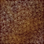 лист односторонней бумаги с фольгированием, дизайн golden rose leaves brown aquarelle, 30,5см х 30,5см