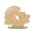 figurine for painting and decorating #544 "two mushrooms"