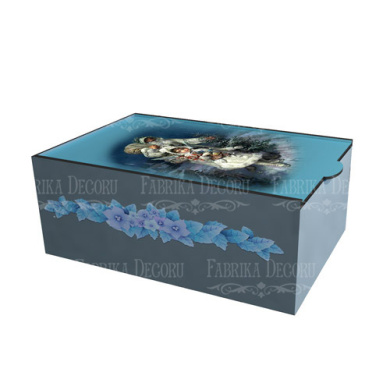 Коробка-пенал для подарочных наборов, сладостей, елочных украшений, 6 отделений, Набор DIY #288, MDF - 2