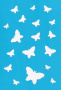 Stencil for crafts 15x20cm "Flying butterflies" #031