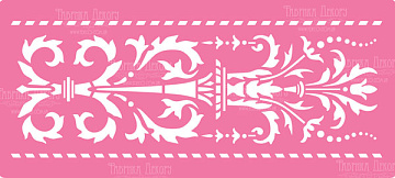 Stencil for decoration XL size (30*12cm), Border #120