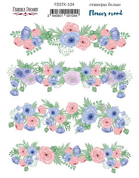 Kit of stickers  Flower mood #104