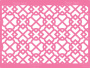 Stencil for decoration XL size (30*21cm), Byzantine lattice #111