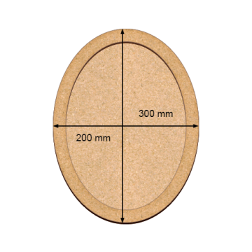 Art board Ellipse, 20cm х 30cm - 2