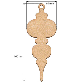 Blank for decoration New year tree toy 29, #460 - 2