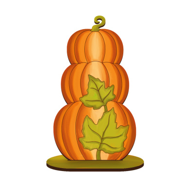 figurine for painting and decorating #539 "pumpkin season" - 2