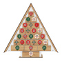 Advent calendar Christmas tree for 25 days with stickers numbers, DIY - 4