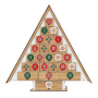 Advent calendar Christmas tree for 25 days with stickers numbers, DIY kit - 4