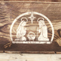 Stencil reusable, 15x20cm "The birth of Jesus 2", #462 - 0