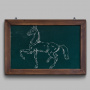 Schablone für Dekoration XL-Größe (30*30cm), Pferd #044
