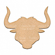  Art board Bull head 25х23 cm