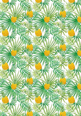 overlay "pineapple" 21х29,7 сm