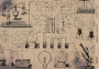 Kraft decoupage paper, 29,7x21cm, “Scienze antiche”, #0058
