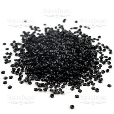 Sequins Round cups, black, #303 - 2 Sequins Round cups, black, #303 - 2