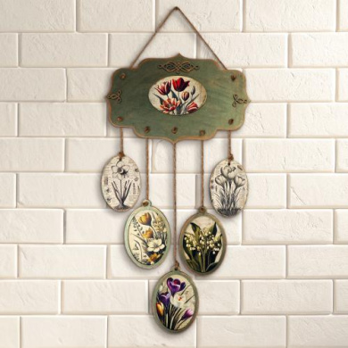 creativity kit "botany spring" for making a wall hanging, #056 - 2