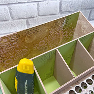 НАСТІЛЬНИЙ ОРГАНАЙЗЕР ДЛЯ ПЕНЗЛИКІВ І ХУДОЖНЬОГО ПРИЛАДДЯ - фото НАСТІЛЬНИЙ ОРГАНАЙЗЕР ДЛЯ ПЕНЗЛИКІВ І ХУДОЖНЬОГО ПРИЛАДДЯ - фото