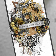 Чоловіча листівка своїми руками - фото