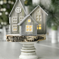 Чарівні будиночки для зимового декорування оселі - фото