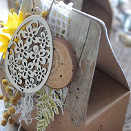 Декор подарочной коробочки для пасхального яичка. Мастер класс от Андреевой Натальи - фото