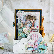 Aquaitance & First Inspiration by Kirti Gupta | A Scrapbook album featuring Walking on the clouds Scrapbook Paper Collection By Fabrika Decoru - фото Aquaitance & First Inspiration by Kirti Gupta | A Scrapbook album featuring Walking on the clouds Scrapbook Paper Collection By Fabrika Decoru - фото