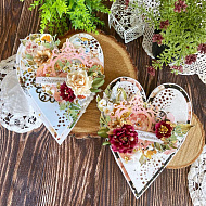 ЛИСТІВКИ У ФОРМІ СЕРЦЯ - фото