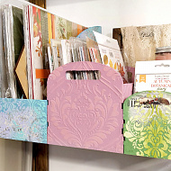 Мастер-класс по декорированию органайзеров новыми цветными меловыми шебби пастами. - фото