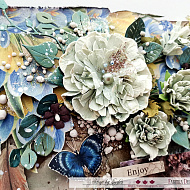 Mixed media layout on canvas by Scrap by Eszter - фото